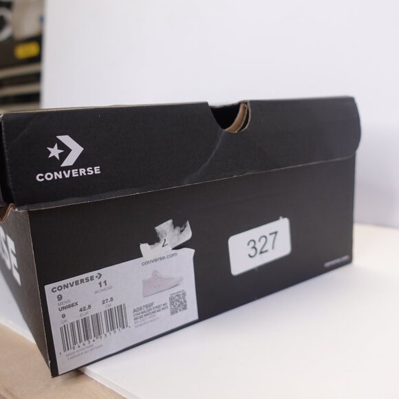 Converse Chuck Taylor Canvas White Mid Top Sneakers Men's 9 Women's 11 NEW - Picture 4 of 13